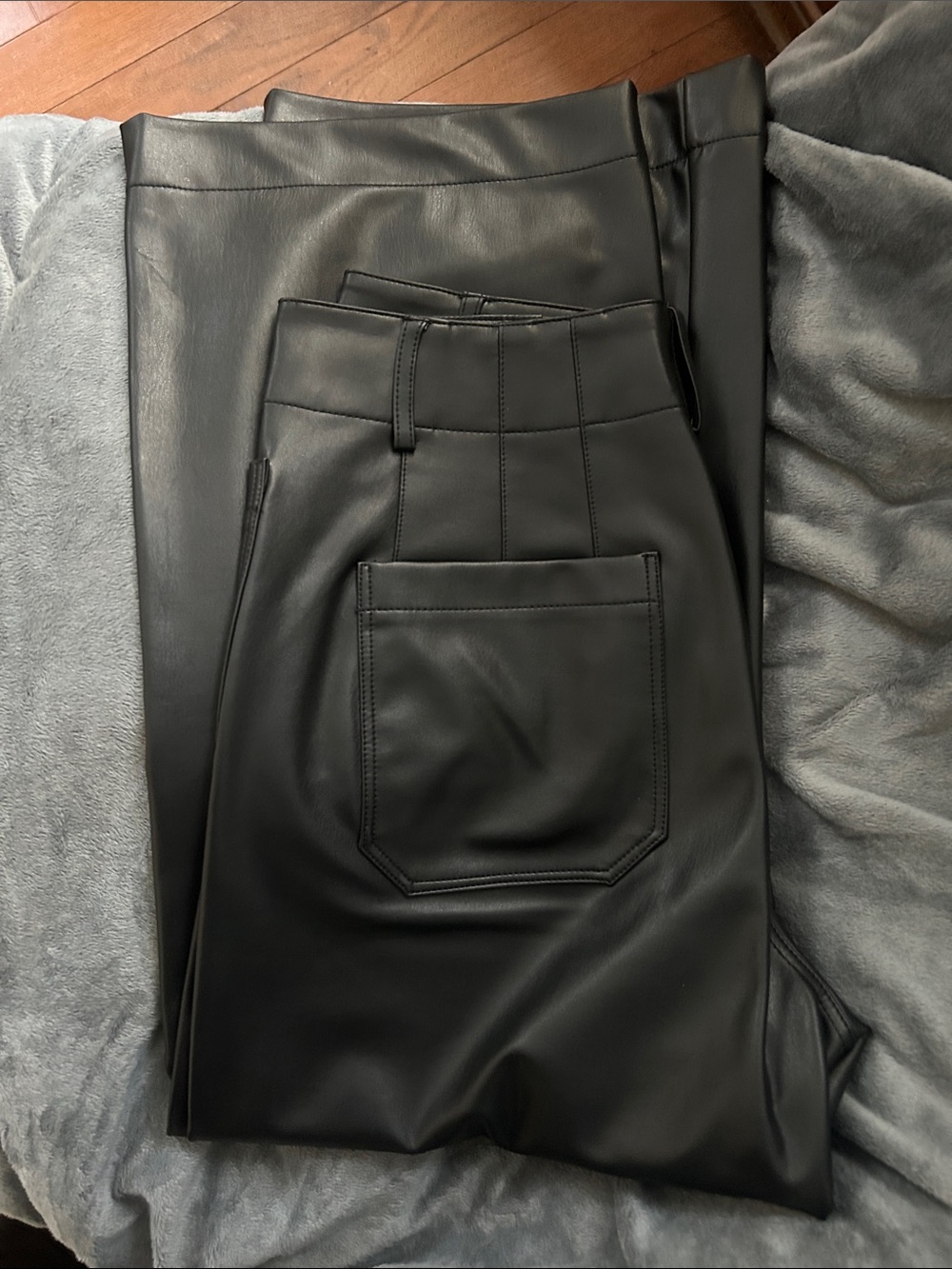 EUC. Maeve cropped wide leg pleather